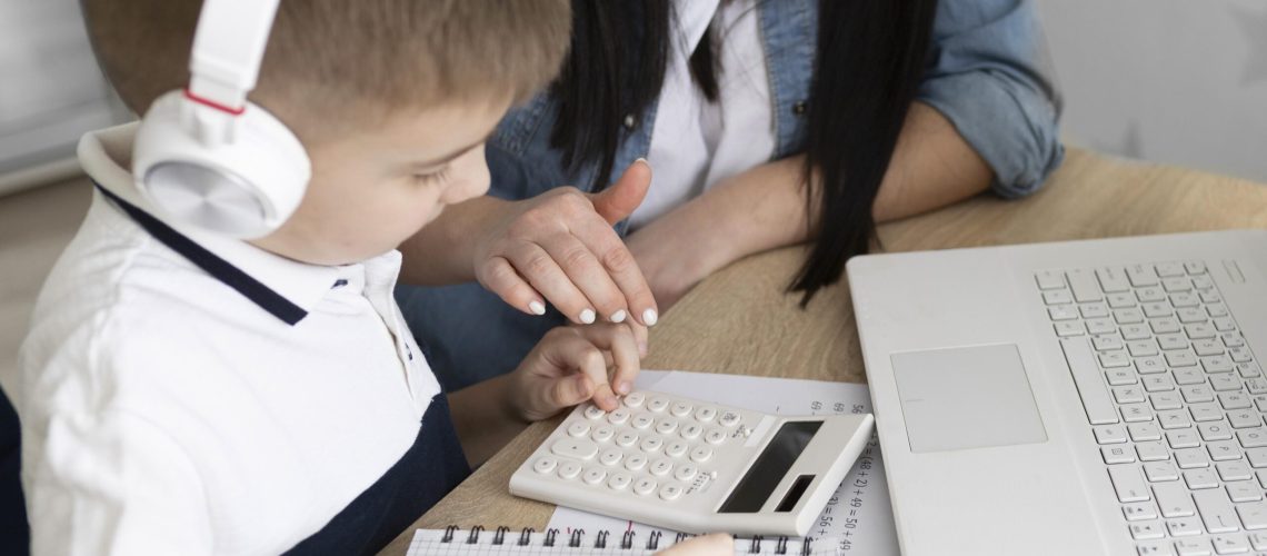 Close Up Woman Helping Kid With Doctor - RW Office